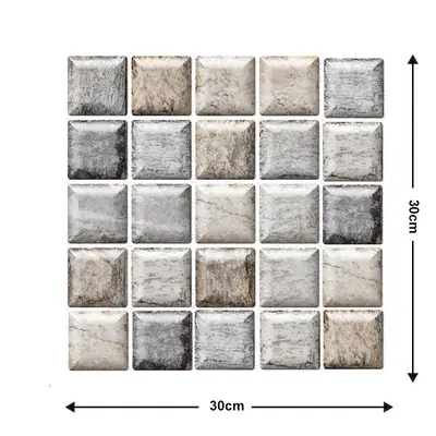 Image de Autocollants Muraux 3D PVC - Décoration Intérieure Étanche