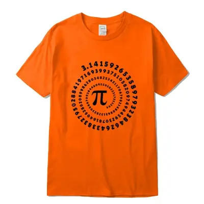 Image de T-Shirt Homme Imprimé Pi - 100% Coton, Détente & Style