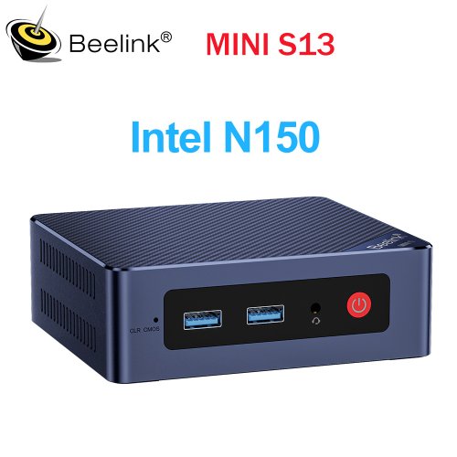 Immagine di Beelink Mini S13 Processore Intel Twin Lake-N150 Mini S N5095 N95 N100 Mini PC DDR4 8G 128G 16G 500G Computer desktop Windows 11