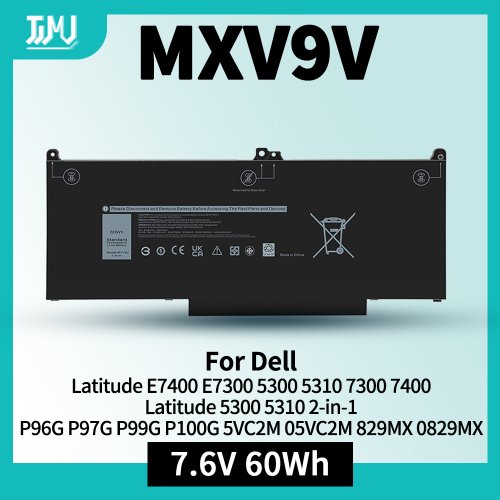 Immagine di Batteria per Dell Latitude E7400/E7300 - 60Wh Alta Capacità