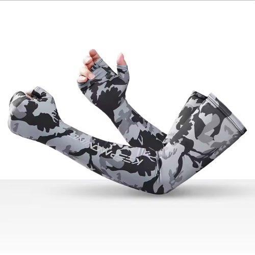 Afbeelding van Zomerse Cool Sport Armmouwen voor Mannen en Vrouwen – Camouflage Outdoor Fitness Handschoenen met Zonwering en Ijszijde Technologie