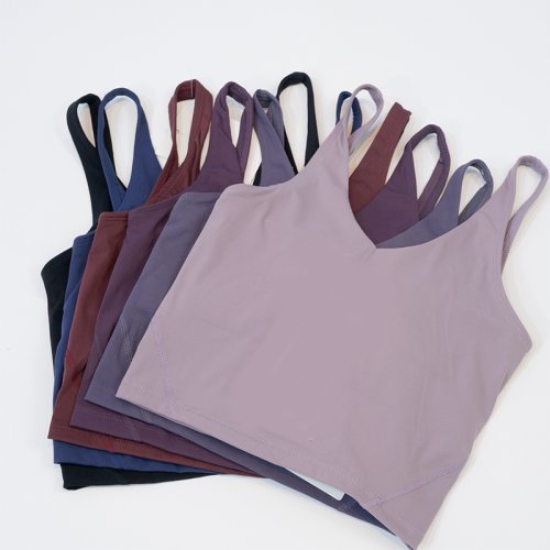 Zdjęcie Wygodny, oddychający biustonosz sportowy do jogi i biegania z wsparciem tyłu w kształcie litery U – idealny wybór dla aktywnych kobiet