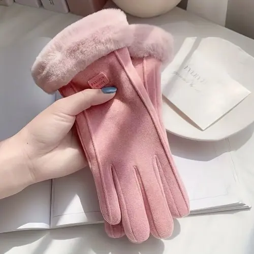 Image de Mitaines Tactiles Hiver Femme - Chaudes & Élégantes