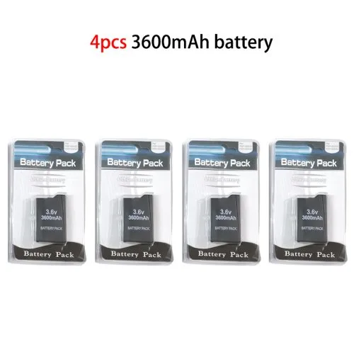 4PCS 3600mAh