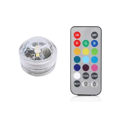 Image de Veilleuse LED RGB Sous-Marine - Lumière Décorative pour Piscine, Mariage & Noël