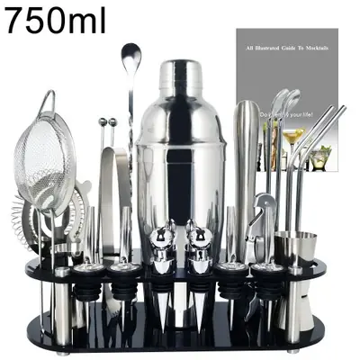 Image de Kit Shaker Cocktail 22 pcs - Barman Pro
