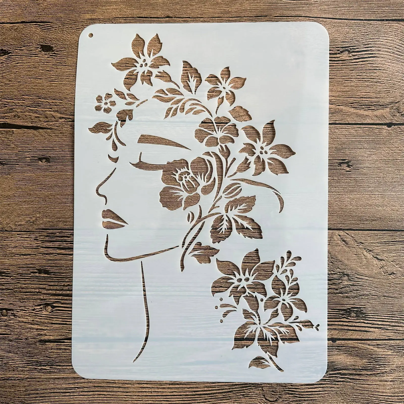 Bild von Mandala-Schablonen-Set für kreative Wandgestaltung & Ausmalalbum