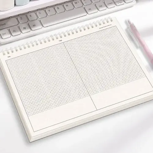 Image de Carnet 2 en 1 : Ligne & Grille - 120 Pages