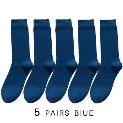 Image de 5 Paires de Chaussettes Longues Homme - Coton Haute Qualité