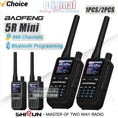 Image de Baofeng 5R Mini Talkie-Walkie Bluetooth Multibande
