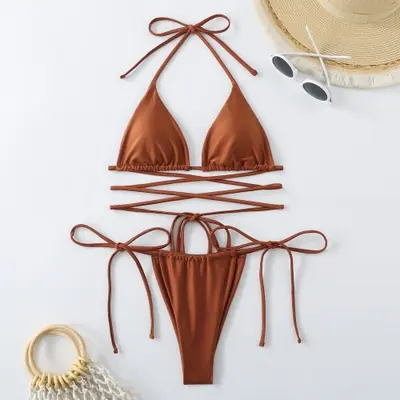 Image de Sexy Micro Bikini 2025 - Maillot de Bain Croisé String