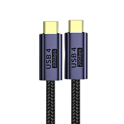 Image de Câble USB-C 4.0 90° - Charge Ultra-Rapide & Vidéo 8K