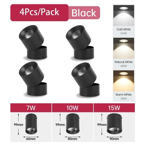 4PCS noir dody