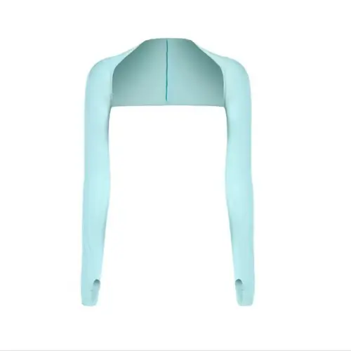 Image de Manchons Solaires en Soie Glacée - Protection UV pour Cyclisme