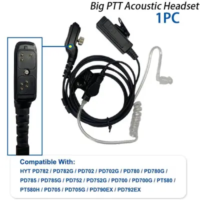 Image de Casque Talkie-Walkie pour HYT PD700, PD780, PT580H