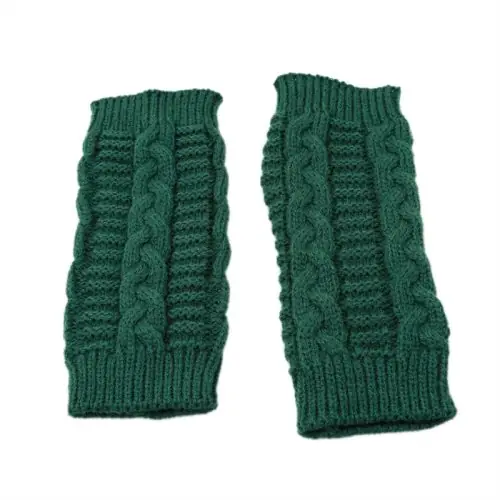 Image de Gants Hiver Femme - Demi-Doigts Chauds & Doux