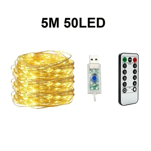 5M 50LED Warm