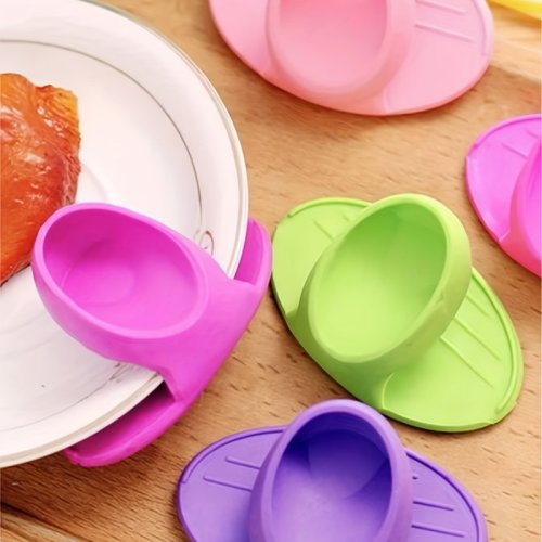 Afbeelding van Hittebestendige Siliconen Vingerbeschermers met Geïsoleerde Handschoenen – Veilig Koken in de Oven en Magnetron