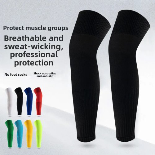 Zdjęcie Podkolanówki kompresyjne Skarpety ochronne Piłka nożna Koszykówka Absorpcja potu Dzianina Oddychająca Bez mankietów Ciśnienie Stałe nakładki na nogi