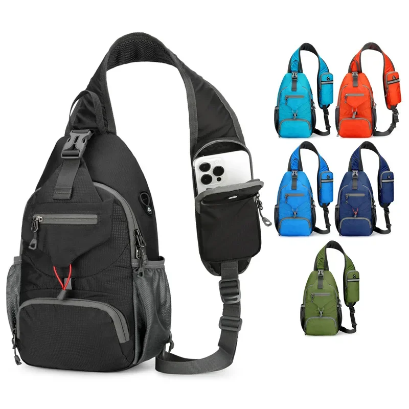 Bild von Wasserdichter Anti-Diebstahl-Schulterrucksack mit Sling-Design – Robuste Umhängetasche für Fahrrad, Sport, Reisen und als Handgepäck geeignet