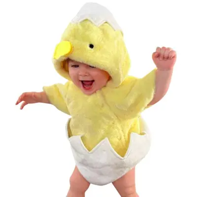 Image de Costume Poussin Bébé - Tenue Mignonne pour Pâques