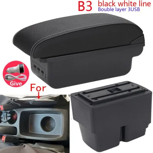 B3 schwarz weiß 3USB