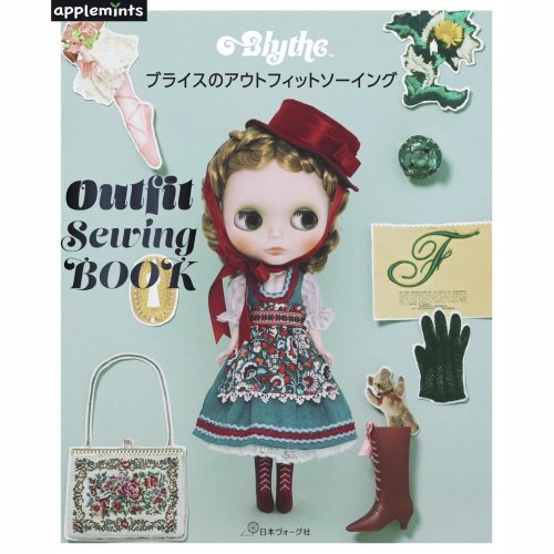 Zdjęcie Książka z projektami i wzorami na ubranka dla lalek Blythe – DIY szycie krok po kroku z ilustracjami