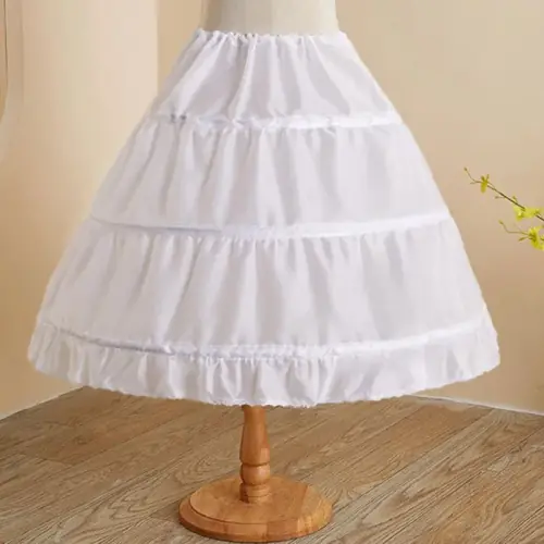 Image de Jupon Enfant à 3 Cerceaux - Crinoline Fleurs pour Fille