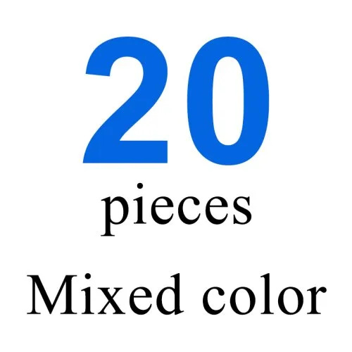 20 stuks gemengde kleuren