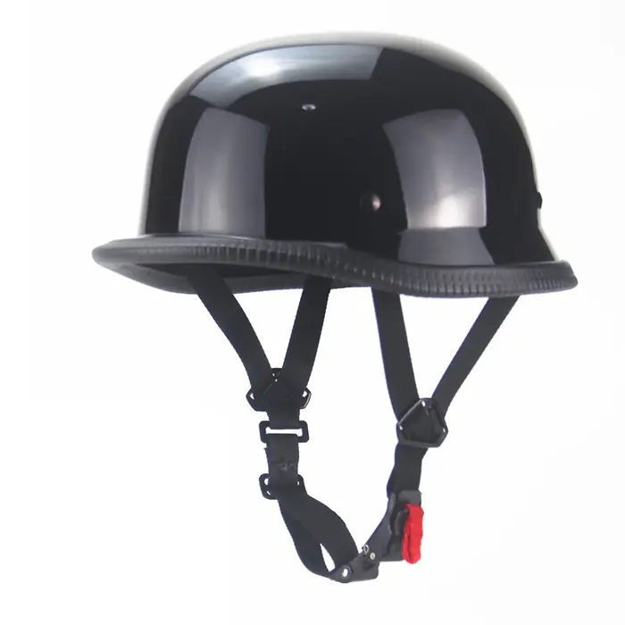 Image de Casque Moto Rétro Vintage Demi-Visage