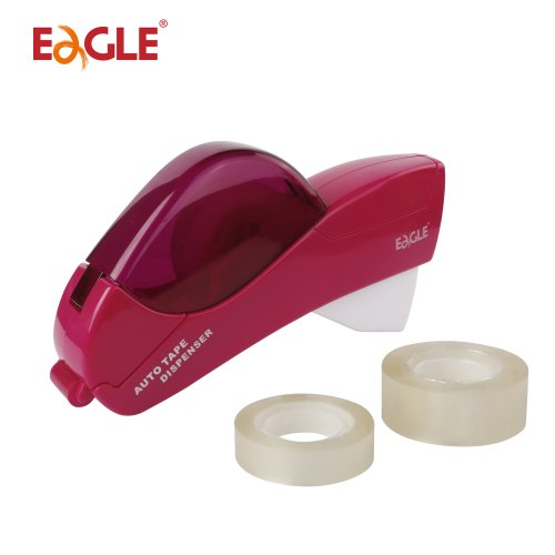 Afbeelding van Eagle automatische tapedispenser, geen batterij nodig, met 2 rollen gratis tape, geschikt voor handwerk, familiegeschenkverpakkingen