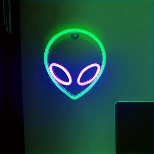 Alien paars groen