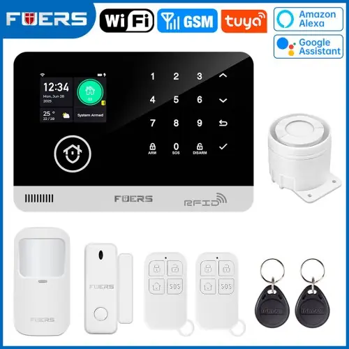 Image de Alarme Smart WiFi/GSM avec Capteurs et Contrôle Alexa
