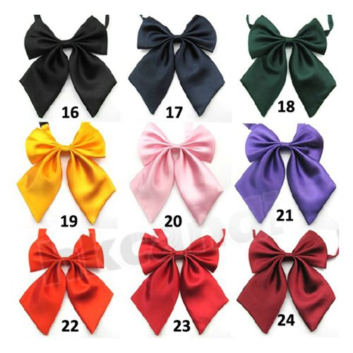 Immagine di Papillon in Sete e Poliestere Grigio per Banchetto – Elegante Nodo Fiocco per Donna e Ragazza