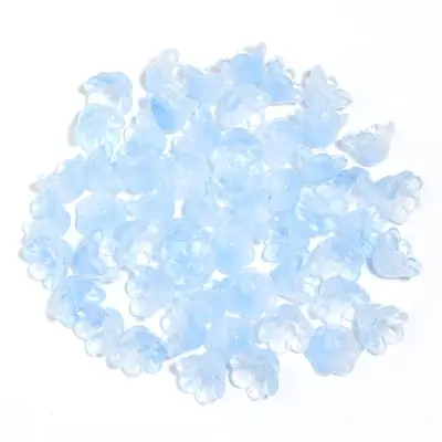 Image de Perles Fleur de Muguet - 50 pcs - Verre au Chalumeau