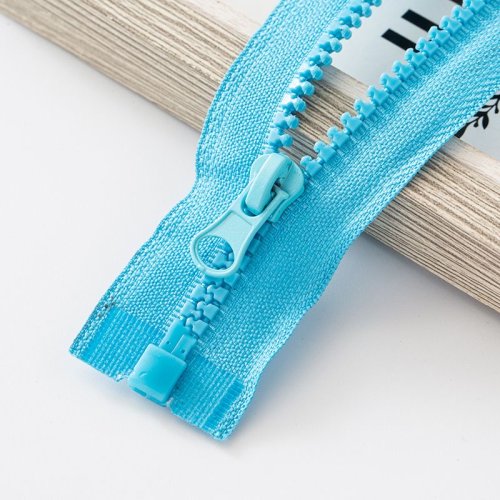 Imagen de Cremallera de resina con extremo abierto, 40/50/60/70/80/90/100/120cm, aplicada para ropa, chaqueta, abrigo, proceso de costura, accesorios de costura