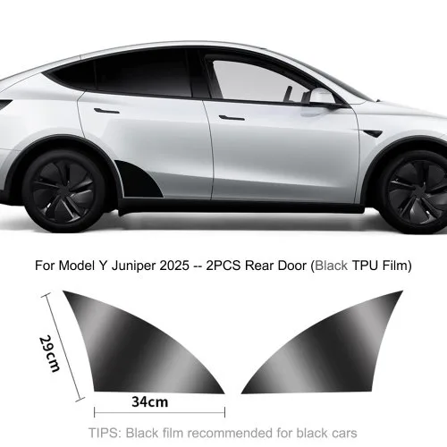 Rear Door Black Film