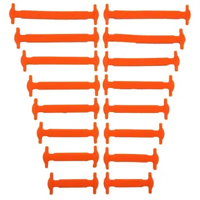 Lacets Silicone Sans Nœud - 16 pcs Colorés