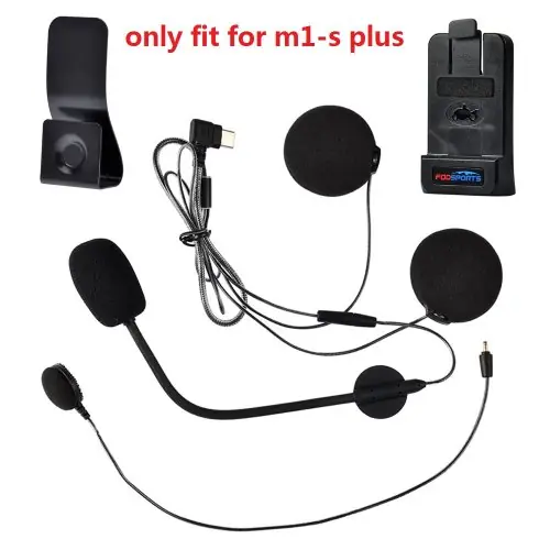 Image de Casque Moto Bluetooth Intercom avec Micro et Haut-Parleur
