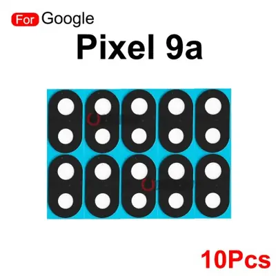 Image de Verre de Caméra Arrière pour Pixel 6, 7, 8, 9 Pro - Lot de 10