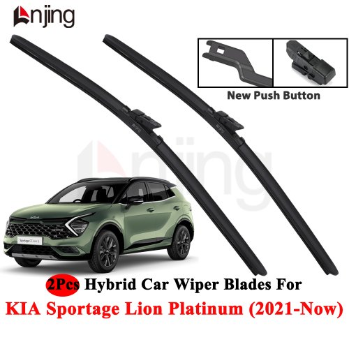 Image of Premium Lnjing Car Wiper Blades for Kia Sportage Lion Platinum 2021 – High-Performance, All-Weather Windshield Wipers with Aerodynamic Design