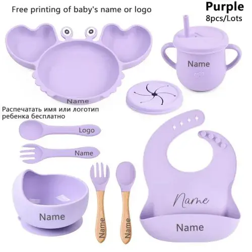 Violet crabe 8pcs