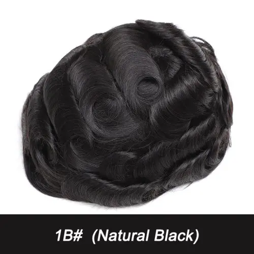 Image de Toupet Homme Cheveux Humains 130% Densité