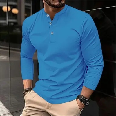 Image de Polo Homme Manches Longues Respirant - Été 2025