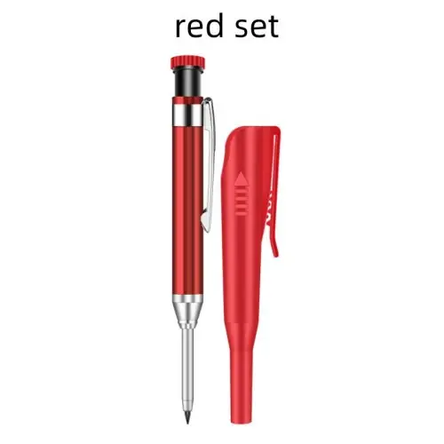 Image de Crayon Mécanique Métal Robuste 2.8mm - Outil Pro pour Charpentiers