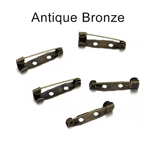 Image de Broches Vides pour Bijoux DIY - 50 pcs