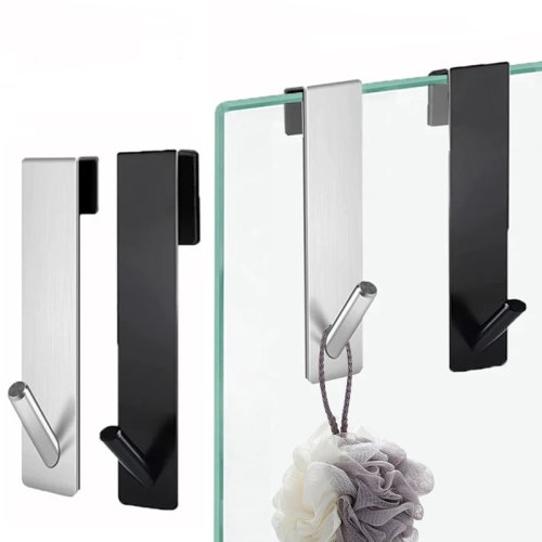 Bild von Edelstahl Duschtür-Haken – Eleganter Badaccessoire