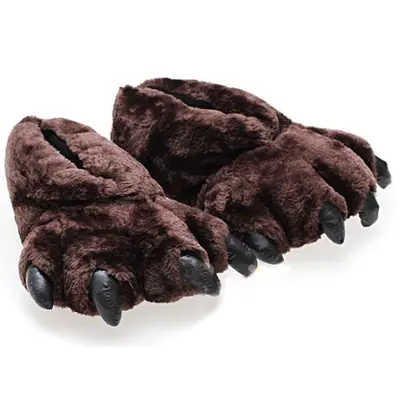 Image de Pantoufles en Fourrure Homme Taille 45-46 - Chaudes & Confortables
