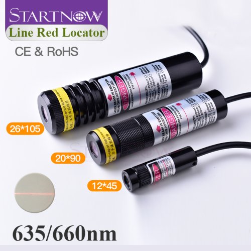 Image of Adjustable 635nm Red Laser Line Locator for Woodworking and Stone Cutting Machines – Precision Alignment Tool with Infrared Function
