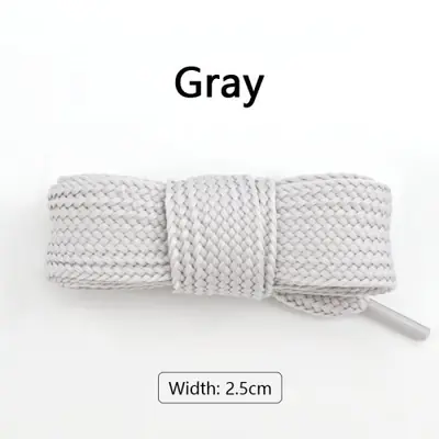 Image de Lacets larges tendance 2,5 cm - Pour baskets & chaussures